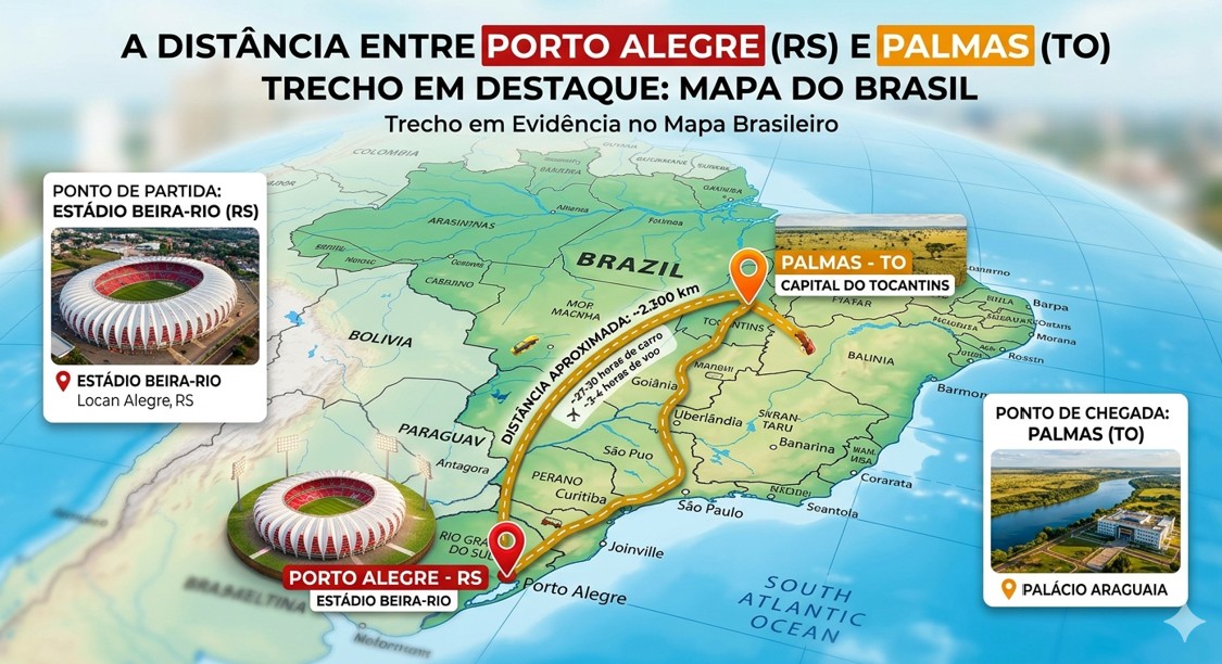 Mapa do Consulado em Palmas